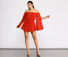 Flowy Feels Chiffon Romper